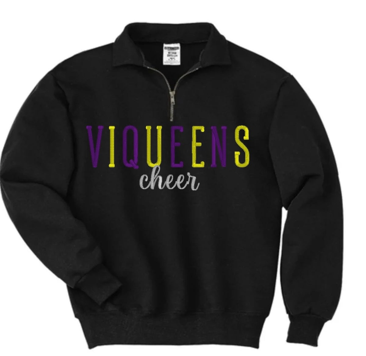 Viqueens Custom Name Quarter Zip