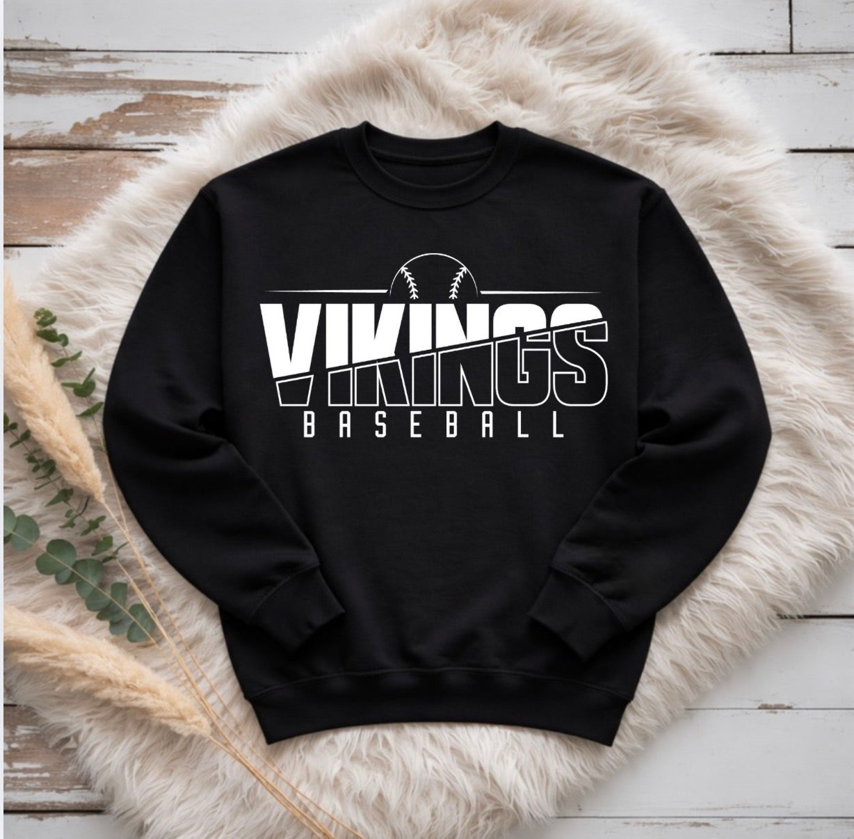 Vikings Baseball Split Design